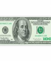 100 dollar banner 76 x 150 cm