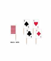 Casino thema cocktailprikkers 50x